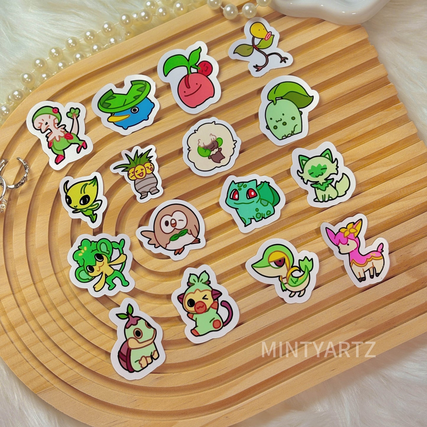 Mini Poke Sticker | Grass type