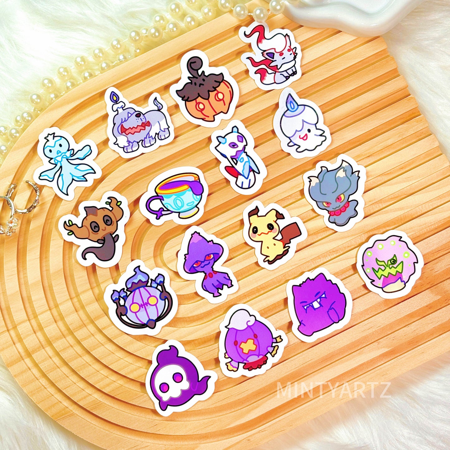 Mini Poke Sticker | Ghost type