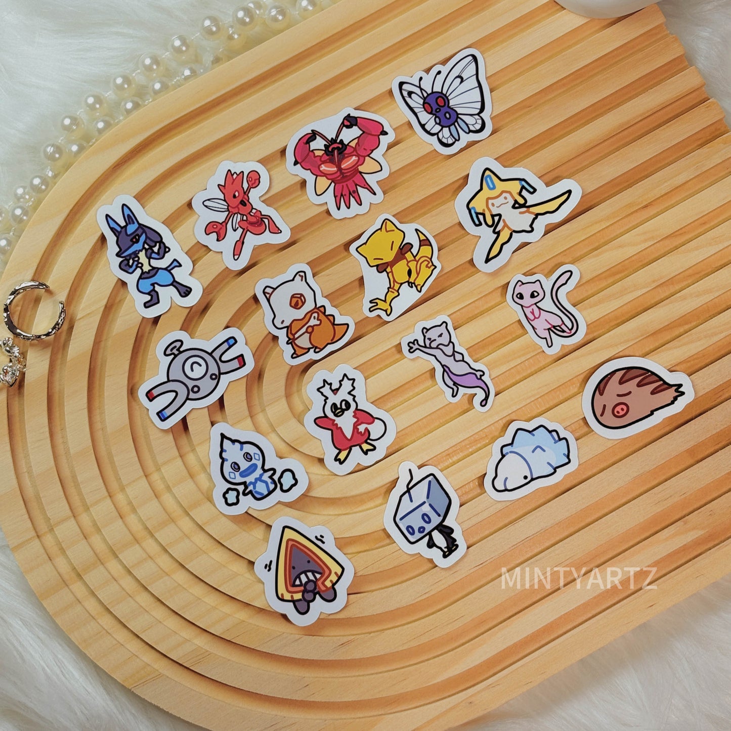 Mini Poke Sticker | Mix 1