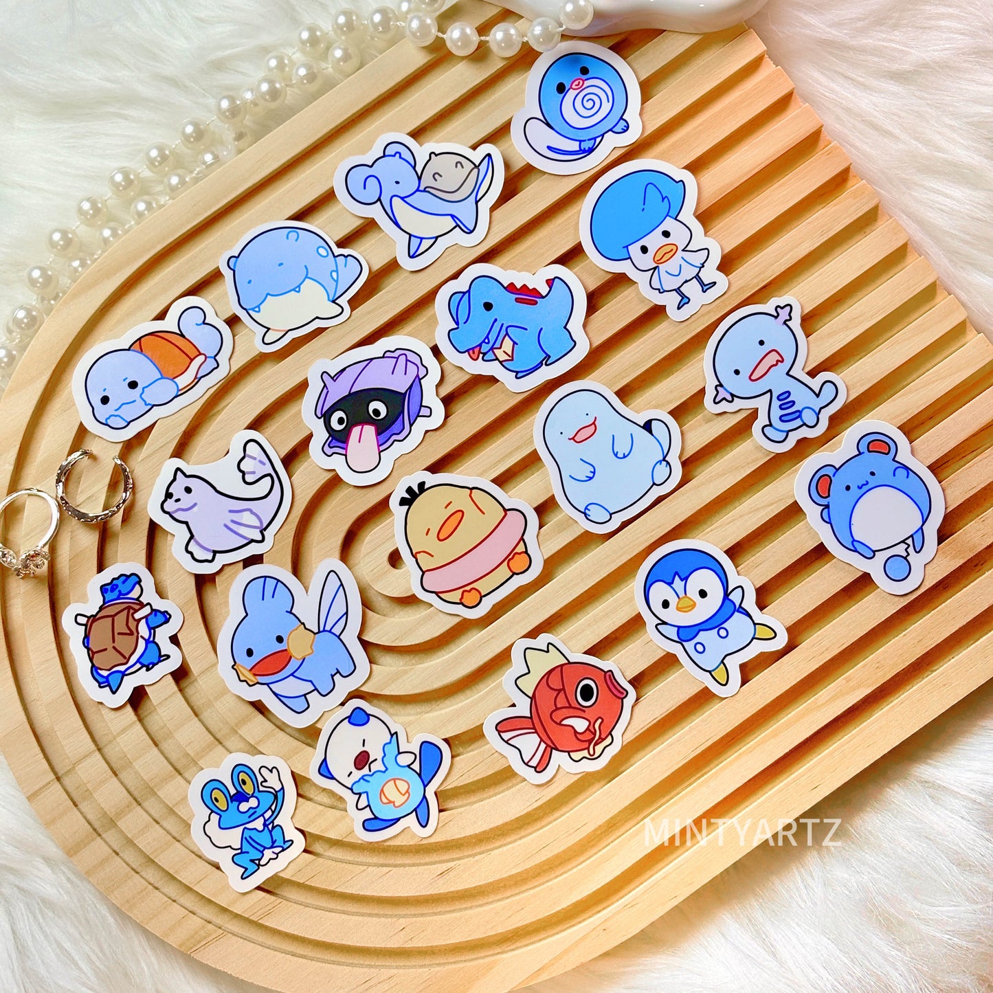 Mini Poke Sticker | Water type