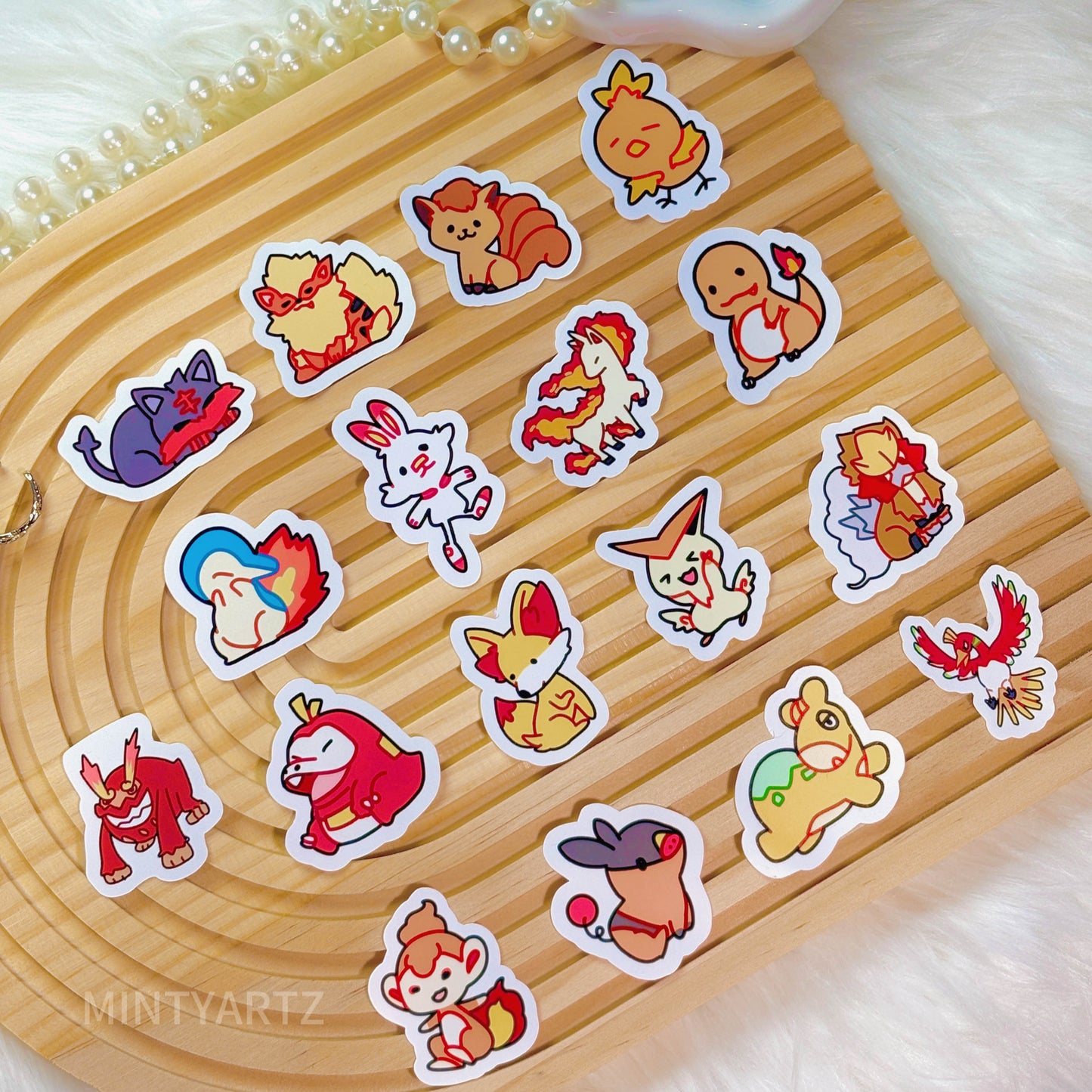 Mini Poke Sticker | Fire type