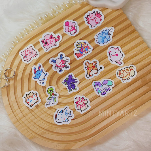 Mini Poke Sticker | Fairy type