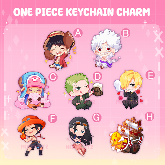 PIRATE KEYCHAIN CHARMS