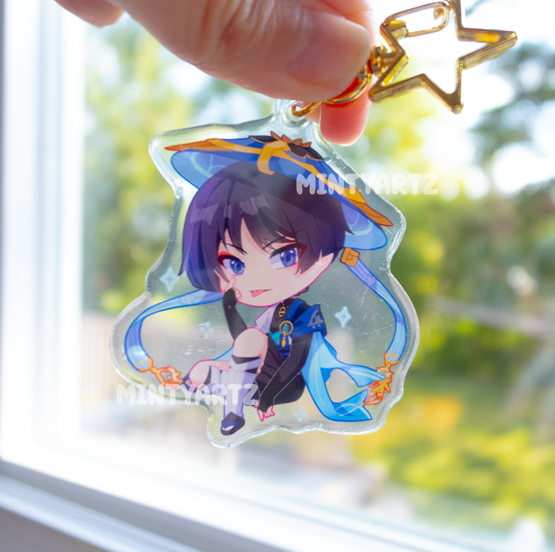 GENSHIN IMPACT KEYCHAIN CHARMS