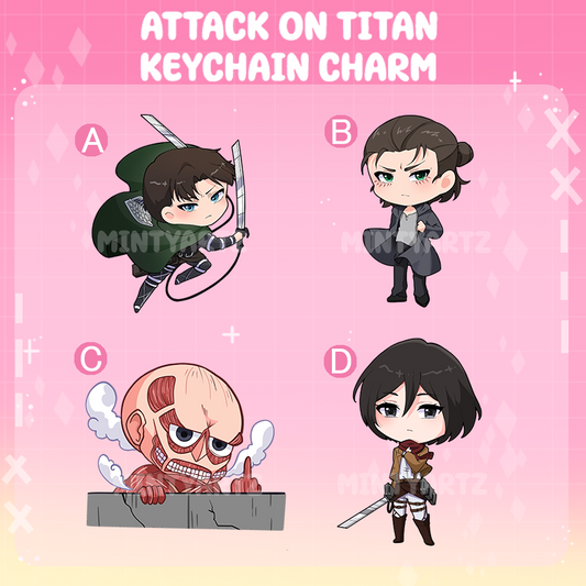 AOT KEYCHAIN CHARMS