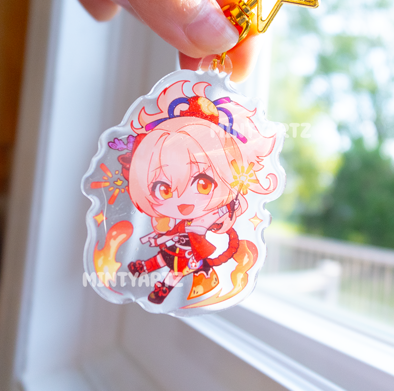 GENSHIN IMPACT KEYCHAIN CHARMS