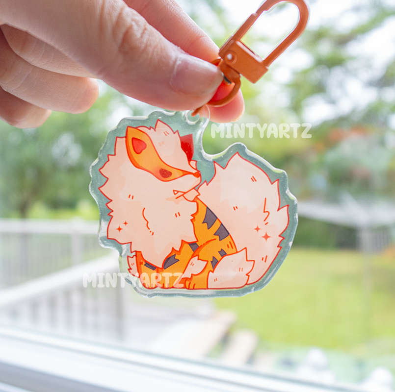 MONSTER PET KEYCHAIN CHARMS