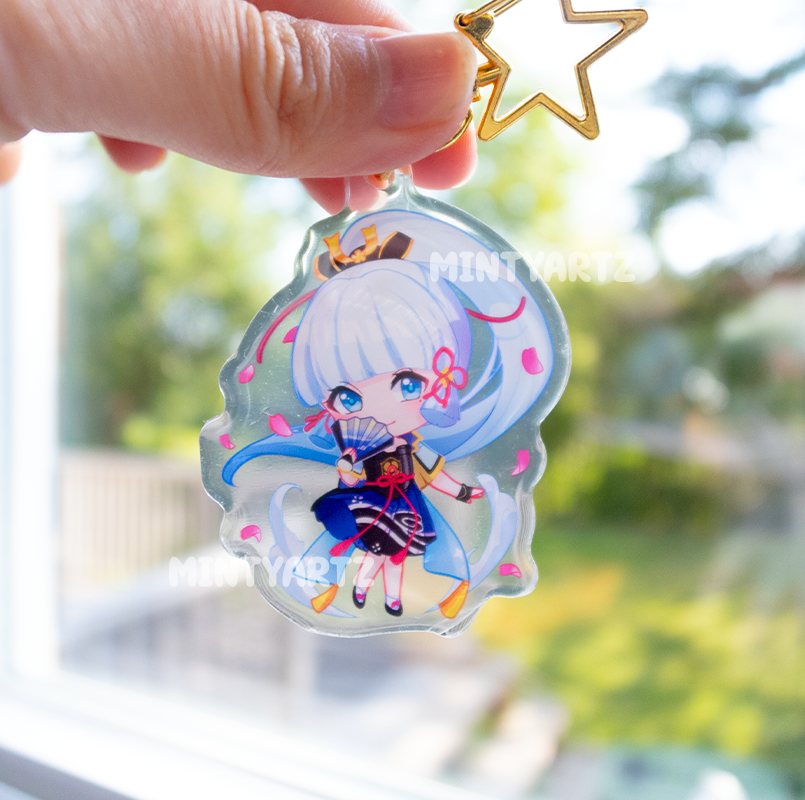 GENSHIN IMPACT KEYCHAIN CHARMS