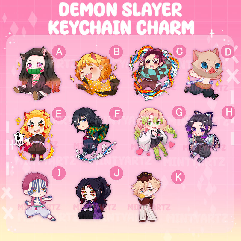 DEMON KEYCHAIN CHARM