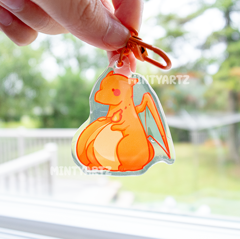 MONSTER PET KEYCHAIN CHARMS