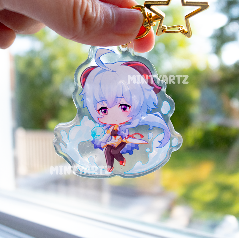 GENSHIN IMPACT KEYCHAIN CHARMS