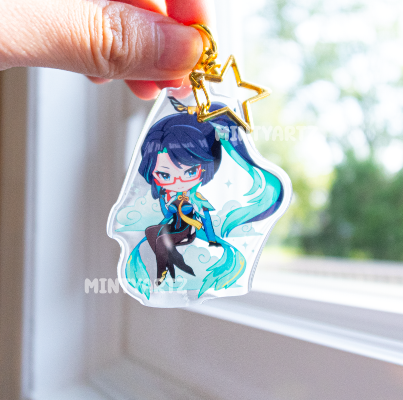 GENSHIN IMPACT KEYCHAIN CHARMS