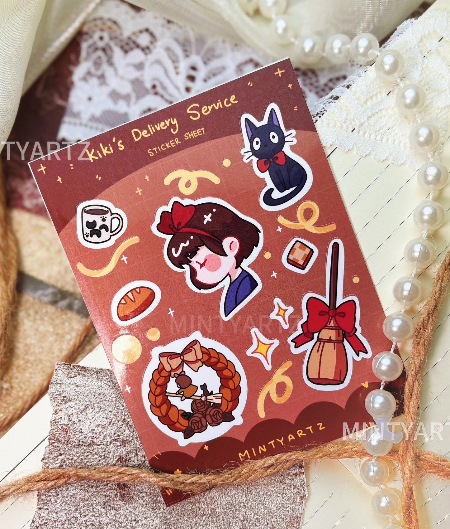 Classic Anime sticker sheet