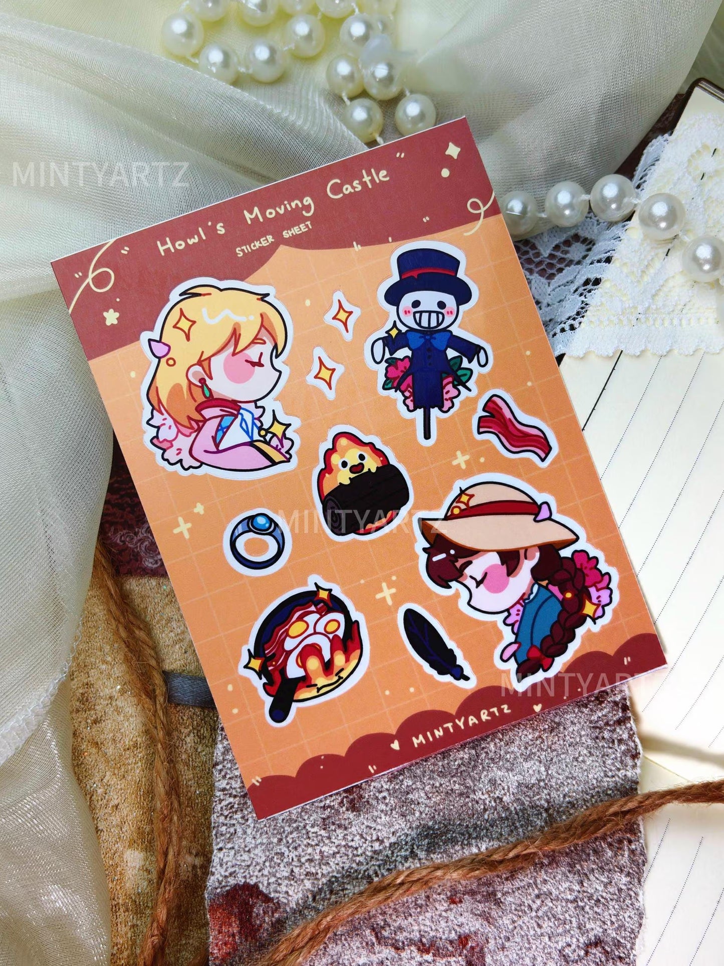 Classic Anime sticker sheet