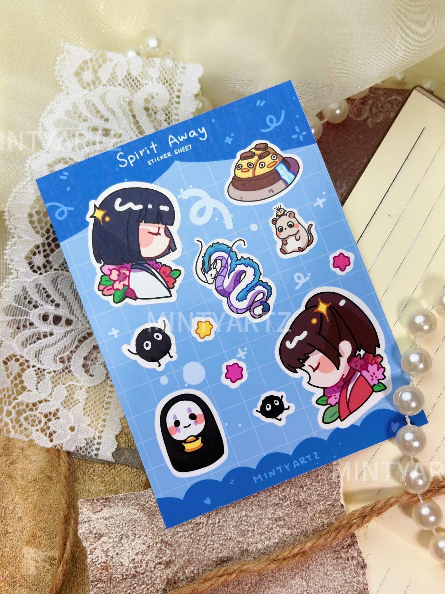 Classic Anime sticker sheet