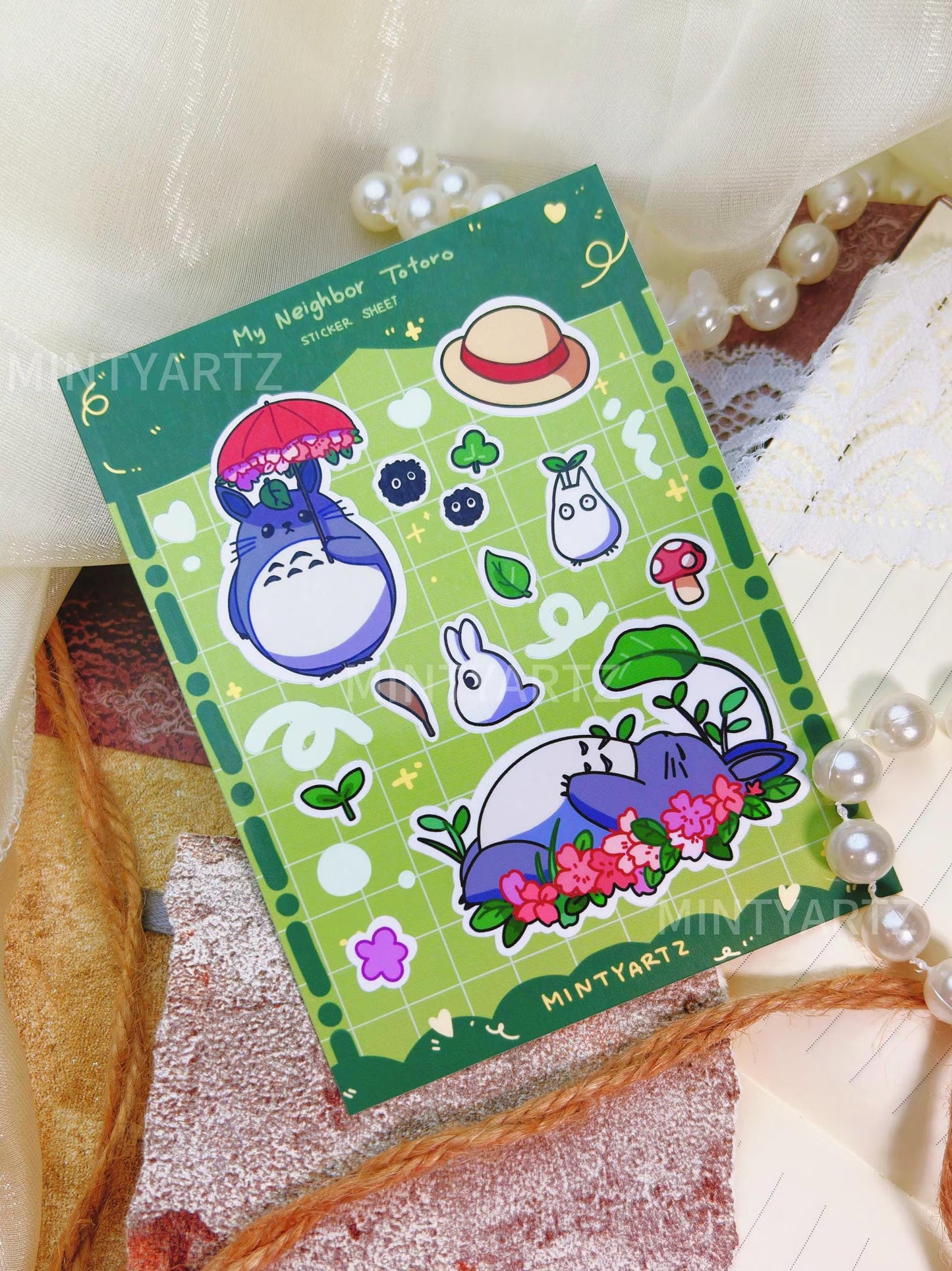 Classic Anime sticker sheet