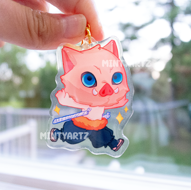 DEMON KEYCHAIN CHARM