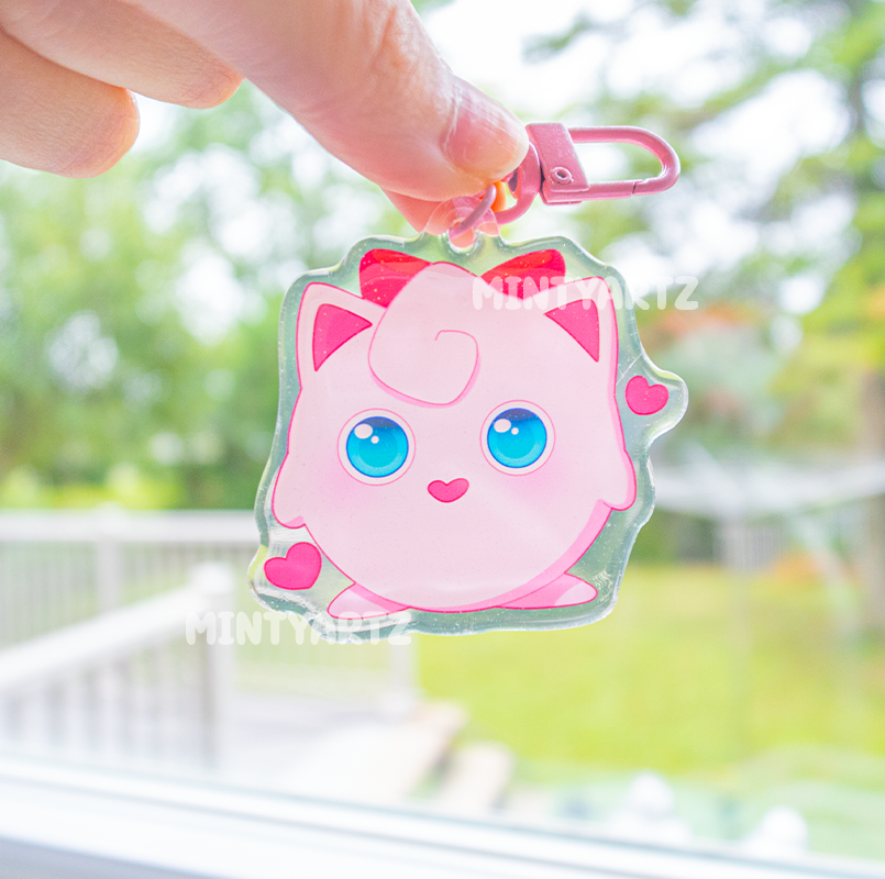 MONSTER PET KEYCHAIN CHARMS