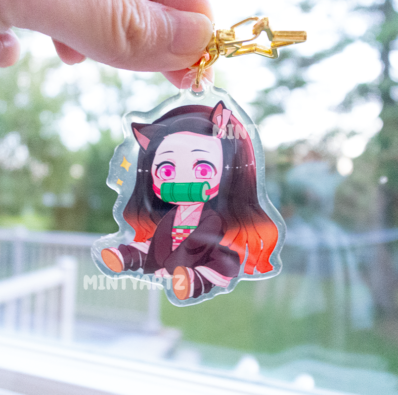 DEMON KEYCHAIN CHARM