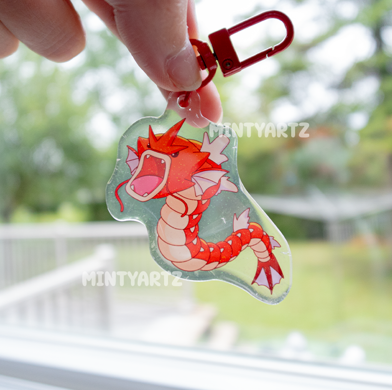 MONSTER PET KEYCHAIN CHARMS