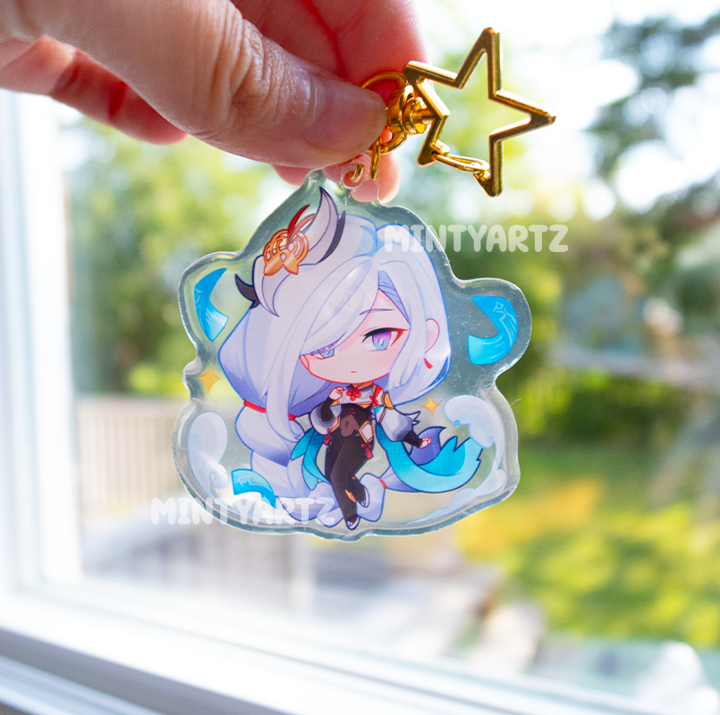 GENSHIN IMPACT KEYCHAIN CHARMS