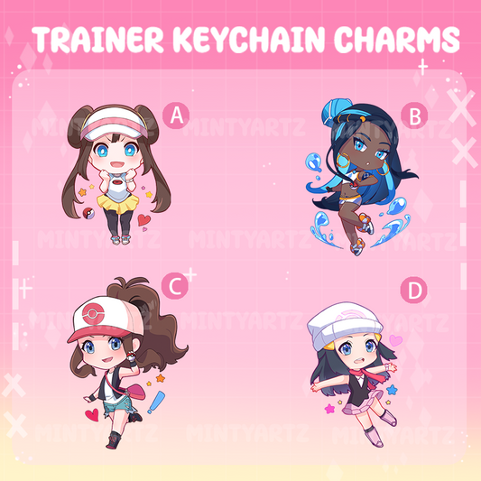 MONSTER TRAINER KEYCHAIN CHARMS