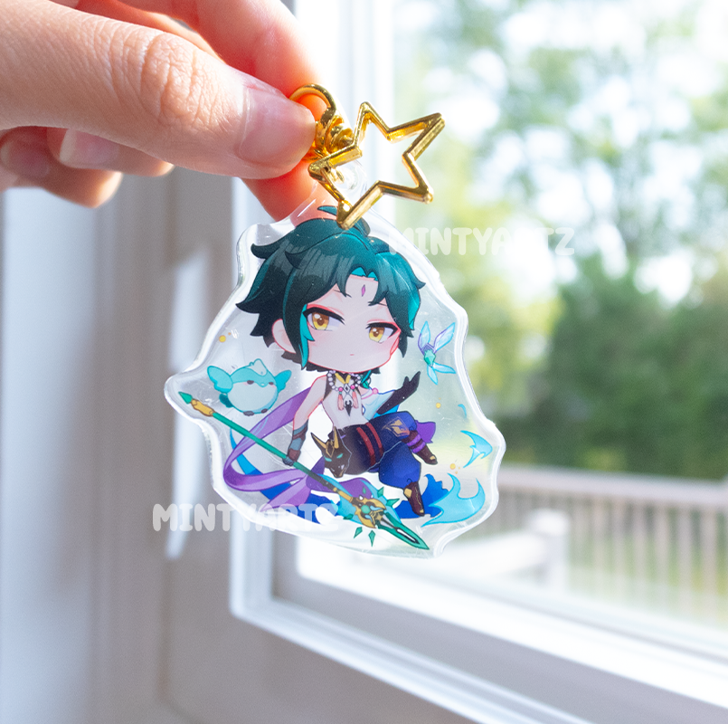 GENSHIN IMPACT KEYCHAIN CHARMS